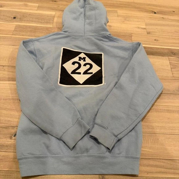 M22 grey hoodie Size S #michigan #outdoors - Picture 8 of 8